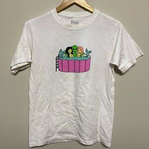 Alien Hot Tub Time Machine Cotton Graphic Tee